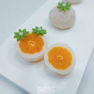 山药橘子糕的做法步调：7