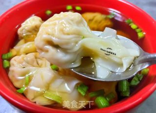 陈肉京彩云吞的做法步调：13