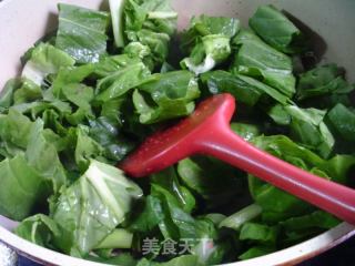 虾仁千张炒菜芯的做法步调：10