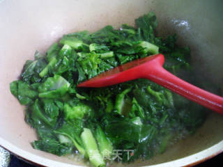 虾仁千张炒菜芯的做法步调：12