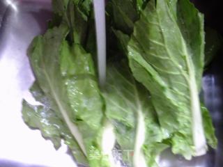 虾仁千张炒菜芯的做法步调：3