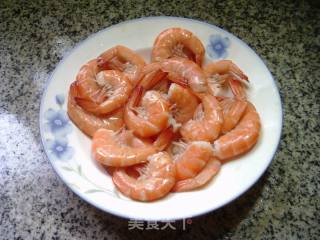 虾仁千张炒菜芯的做法步调：8