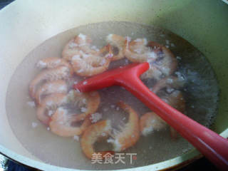 虾仁千张炒菜芯的做法步调：7