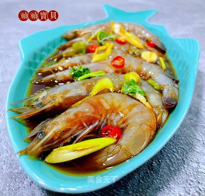 死腌活海虾的做法