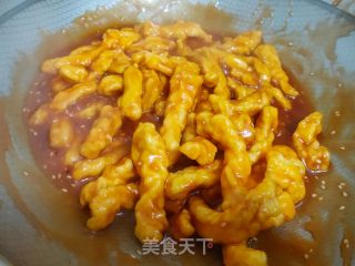 糖醋里脊的做法步调：10
