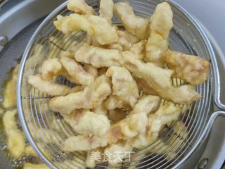 糖醋里脊的做法步调：6