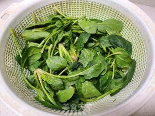 蚝油菠菜的做法步调：1