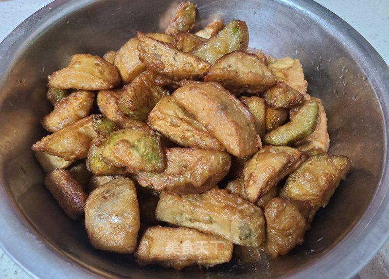 喷鼻酥炸茄子的做法