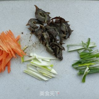 绿芽菜炒海参的做法步调：9