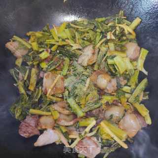 火碌菜猪肉煲的做法步调：9