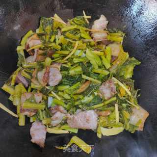 火碌菜猪肉煲的做法步调：8