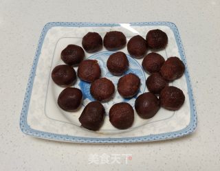 炸麻团的做法步调：3