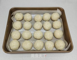 炸麻团的做法步调：8