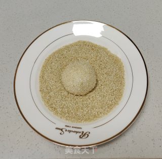 炸麻团的做法步调：7