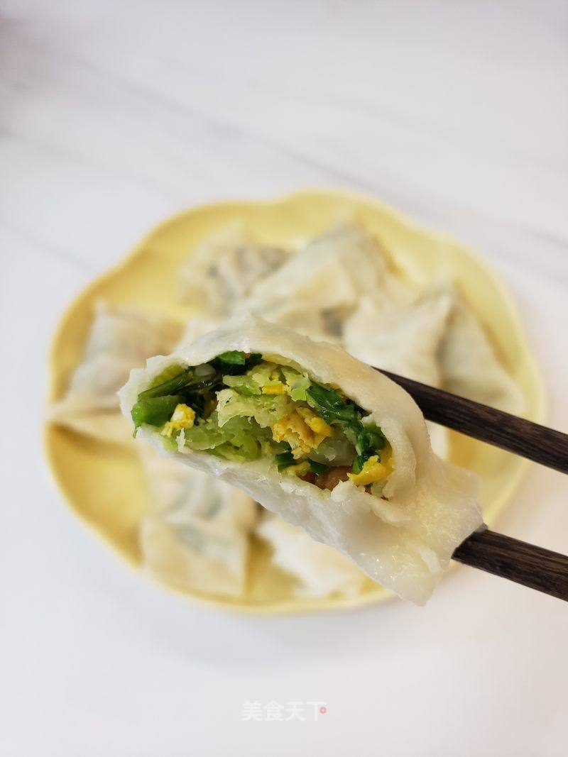 破五的饺子～萝卜虾仁鸡蛋排排子的做法