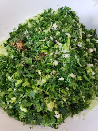 破五的饺子～萝卜虾仁鸡蛋排排子的做法步调：8