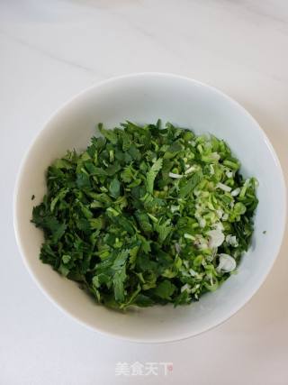 破五的饺子～萝卜虾仁鸡蛋排排子的做法步调：4