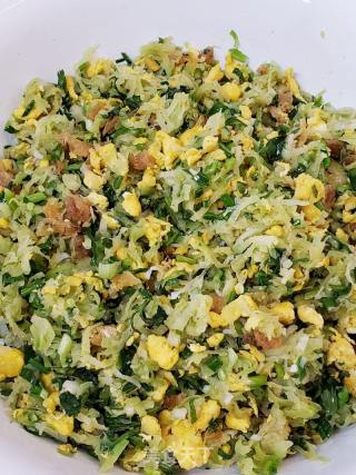 破五的饺子～萝卜虾仁鸡蛋排排子的做法步调：15