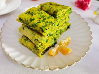 没有擀里没有擀里，简朴又好吃的韭菜鸡蛋饼的做法步调：6