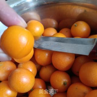 金桔蜜饯的做法步调：2