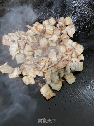 酱油炒五花肉的做法步调：3