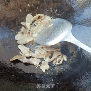 韭菜炒雷笋的做法步调：5