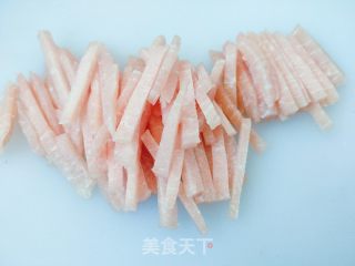 利剑萝卜丝炒肉的做法步调：4