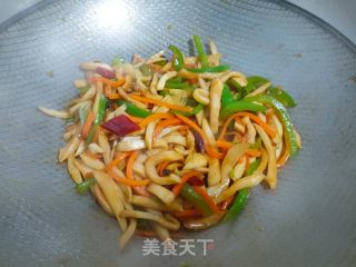 素炒杏鲍菇的做法步调：7