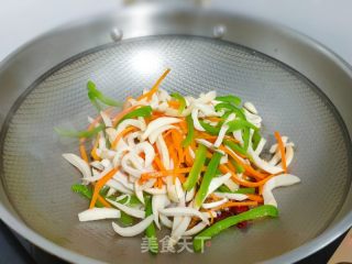 素炒杏鲍菇的做法步调：6