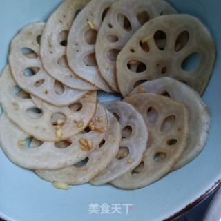 姜终陈醋藕的做法步调：12