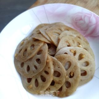 姜终陈醋藕的做法步调：15