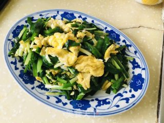 韭菜炒鸡蛋的做法步调：11