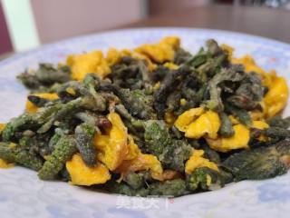 鸡蛋炒蒸枸蒲穗的做法步调：6