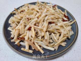 炝拌银条的做法步调：5