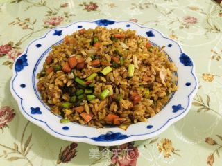 酱油炒饭的做法步调：9