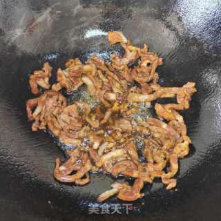 椒丝炒肉的做法步调：4