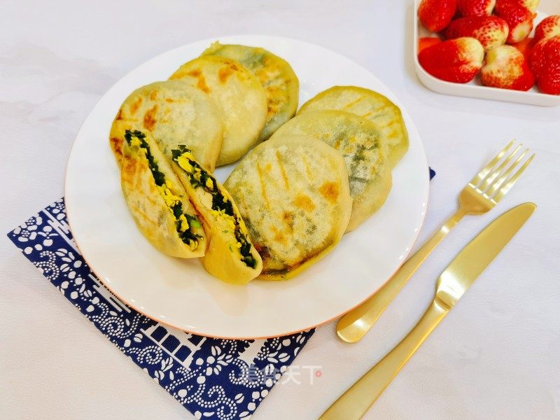 仲春两龙仰面，吃秋饼/韭菜鸡蛋饼的做法