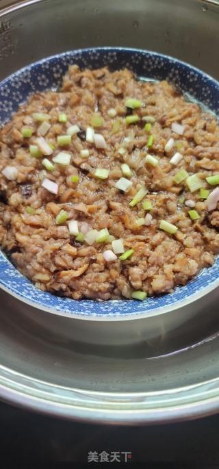 蒸喷鼻菇肉饼的做法步调：9