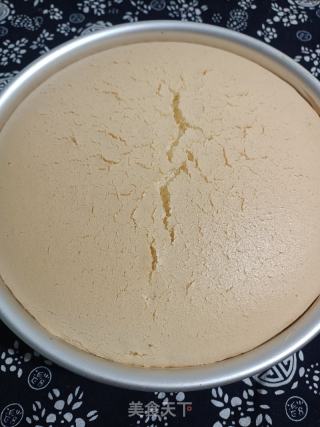 八微暇戚风蛋糕胚的做法步调：11