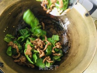 㸆辣椒炒肉的做法步调：9