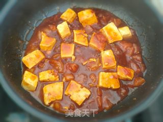 番茄豆腐的做法步调：7