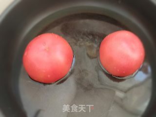番茄豆腐的做法步调：2