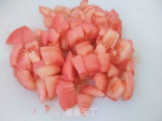 番茄豆腐的做法步调：3