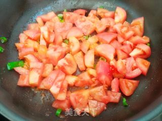 番茄豆腐的做法步调：4