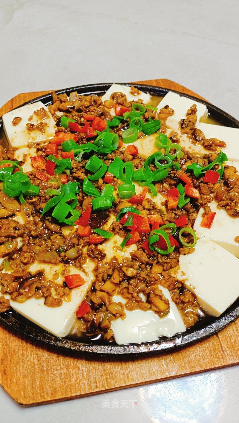 铁板豆腐的做法