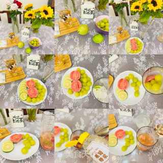 一心喝出春季的滋味 | 芭乐青提利剑茶的做法步调：10