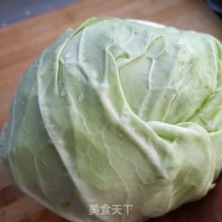 包菜拌鸽胸肉的做法步调：2