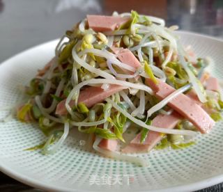 午饭肉拌绿芽菜的做法步调：13