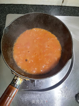 番茄粉丝虾滑的做法步调：5