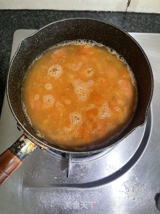 番茄粉丝虾滑的做法步调：6